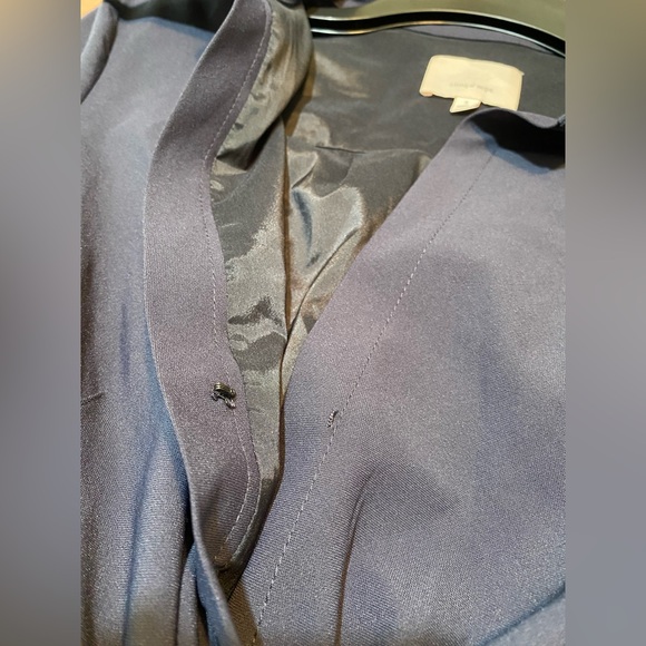 Cinq à Sept Midi McKenna Dress Navy Blue Size 8 - Picture 8 of 14